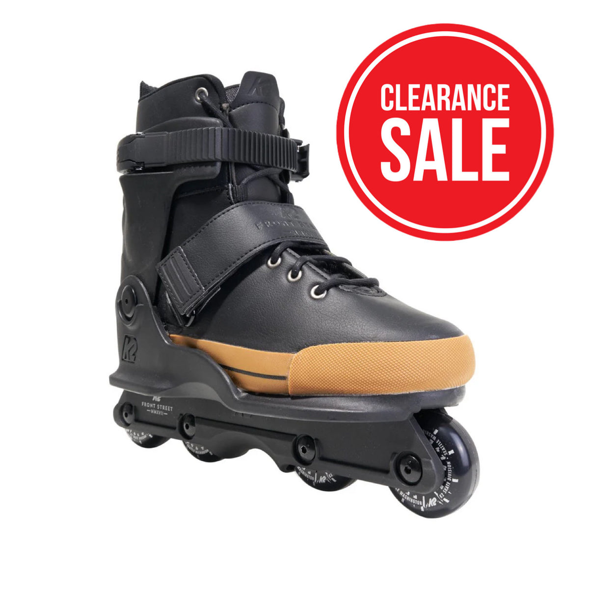 K2 Front Street Skate - Black/Gold – Ril Skates