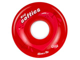 Big Softie’s Clear Red Wheels